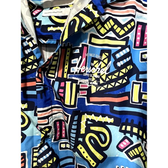 Herschel Supply Co. Hoffman Abstract Geo Coach Jacket - Size L - Picture 2 of 4